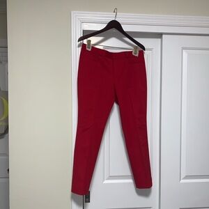 Banana Republic Red Sloan Pants great condition